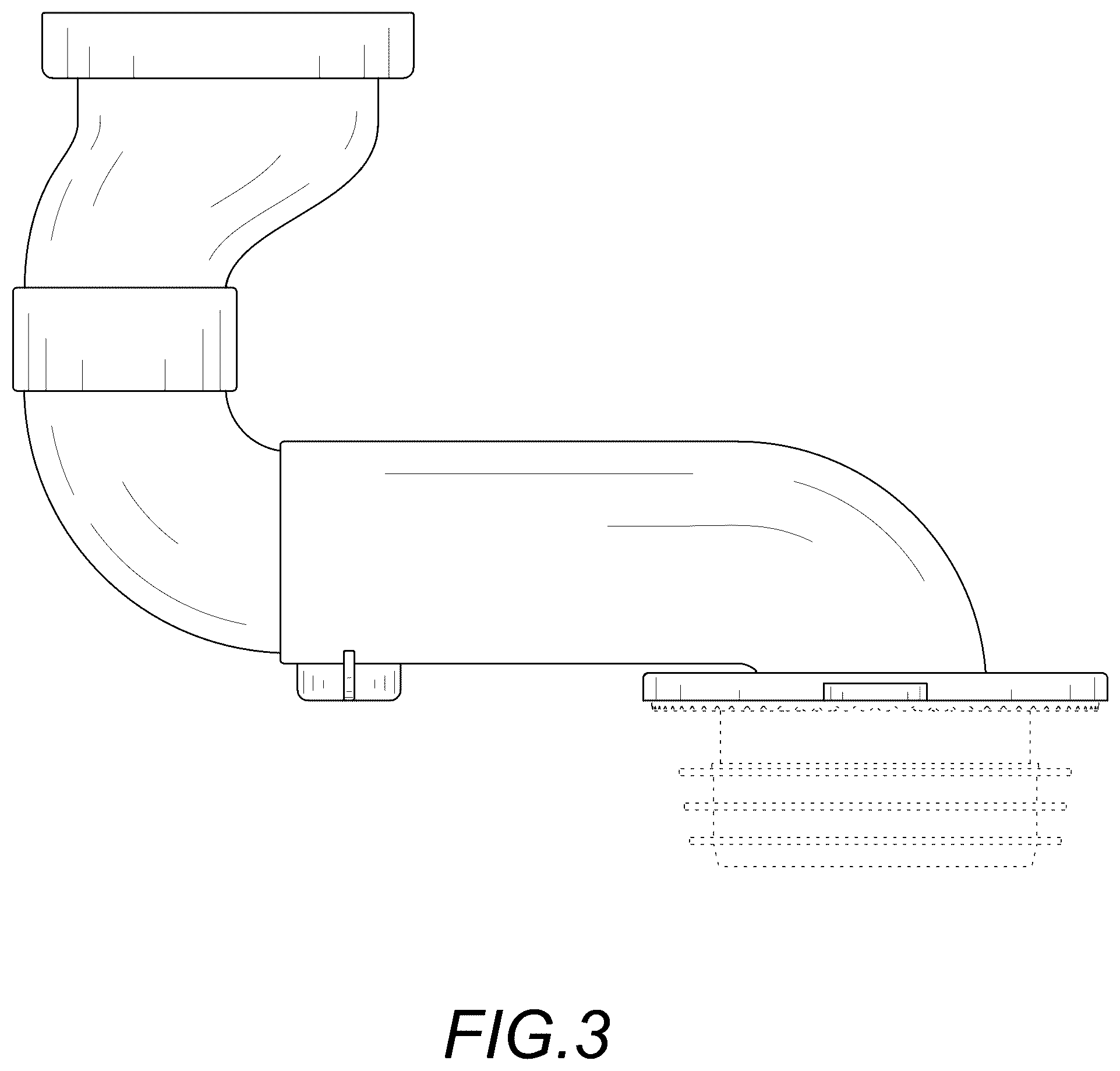 Patent USD1124268 Figure 3 – Drain