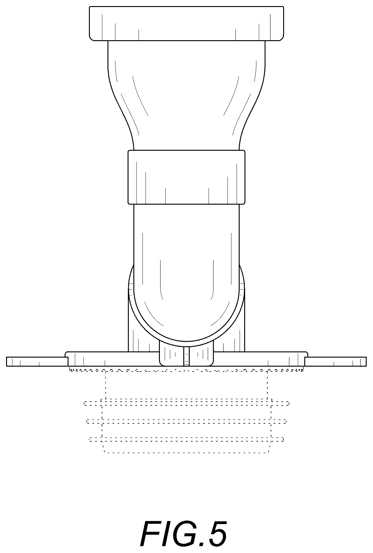 Patent USD1124268 Figure 5 – Drain