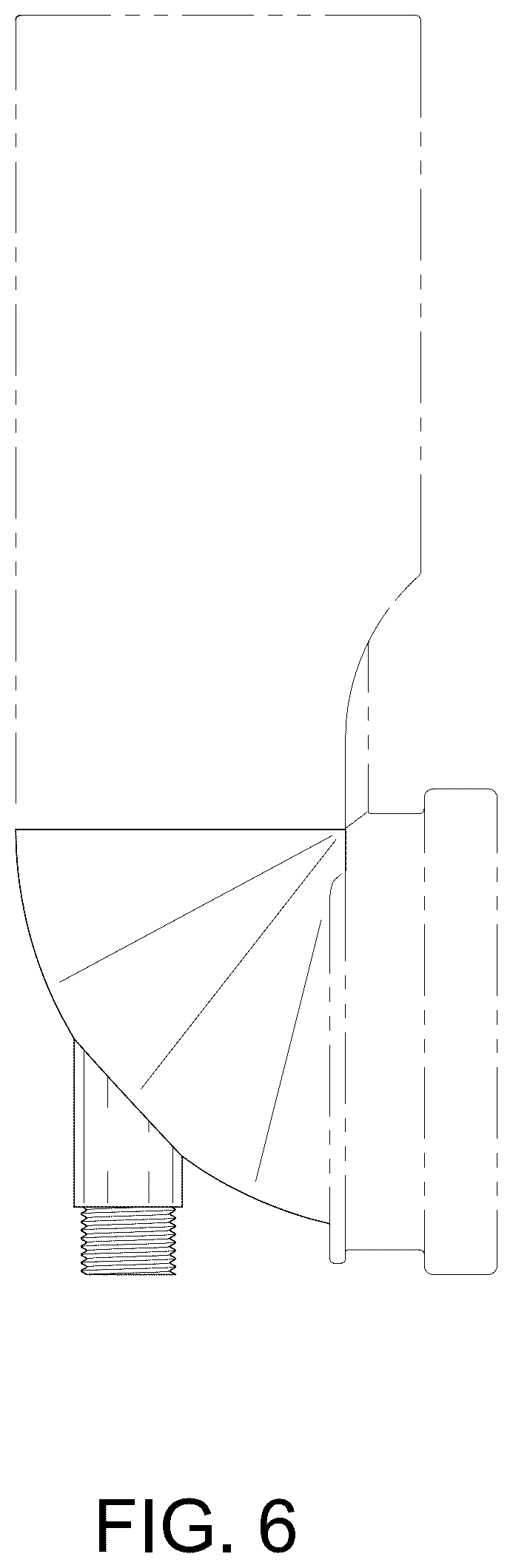 Patent USD1124269 Figure 6 – Pipe connector