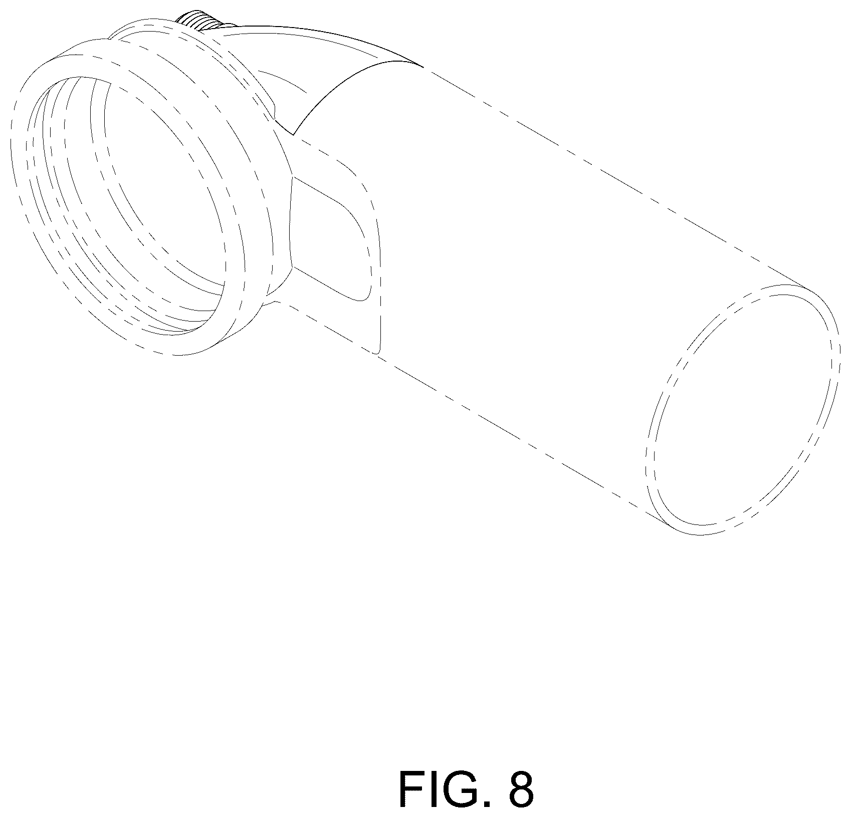 Patent USD1124269 Figure 8 – Pipe connector