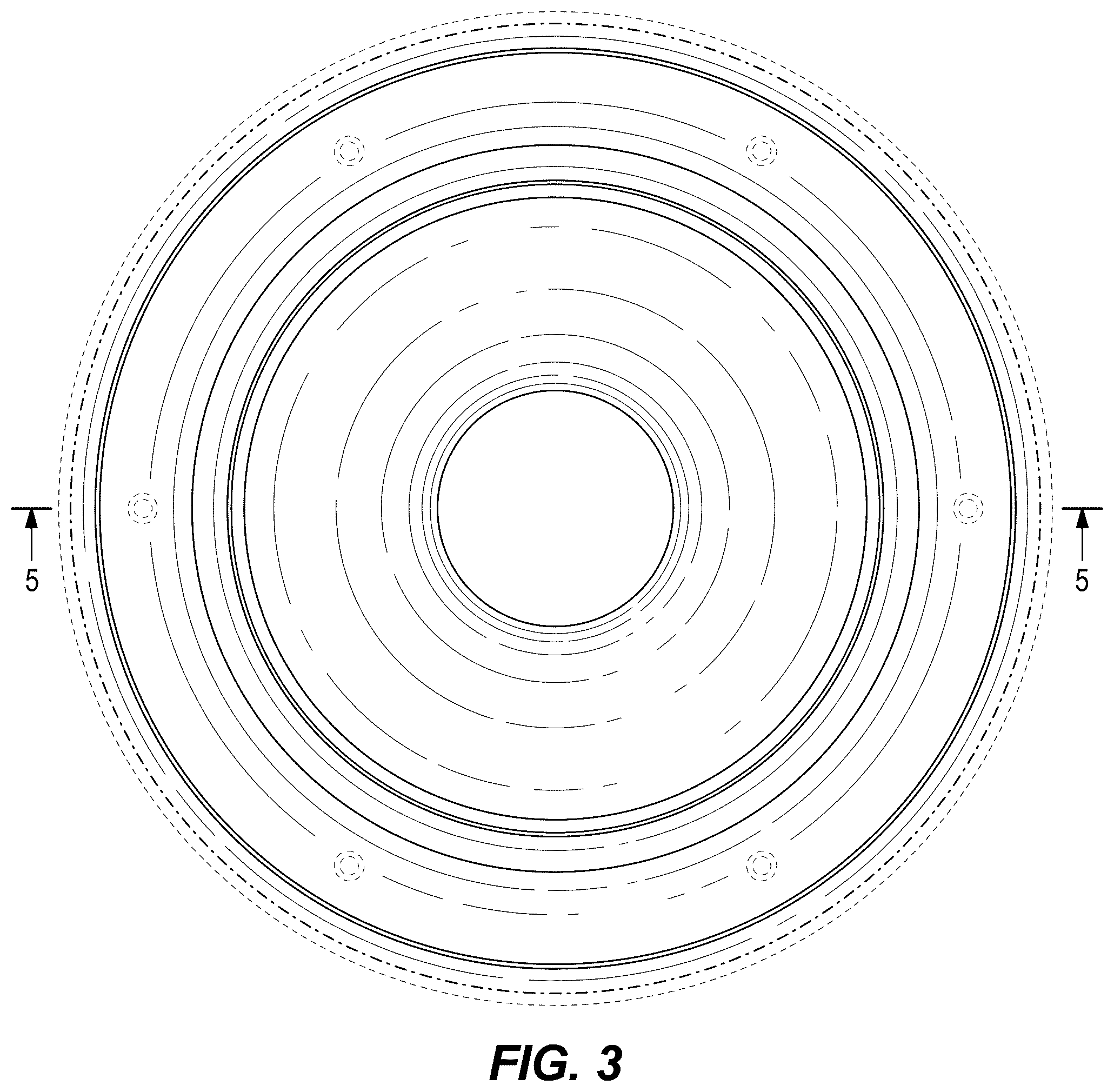 Patent USD1124271 Figure 3 – Drain body