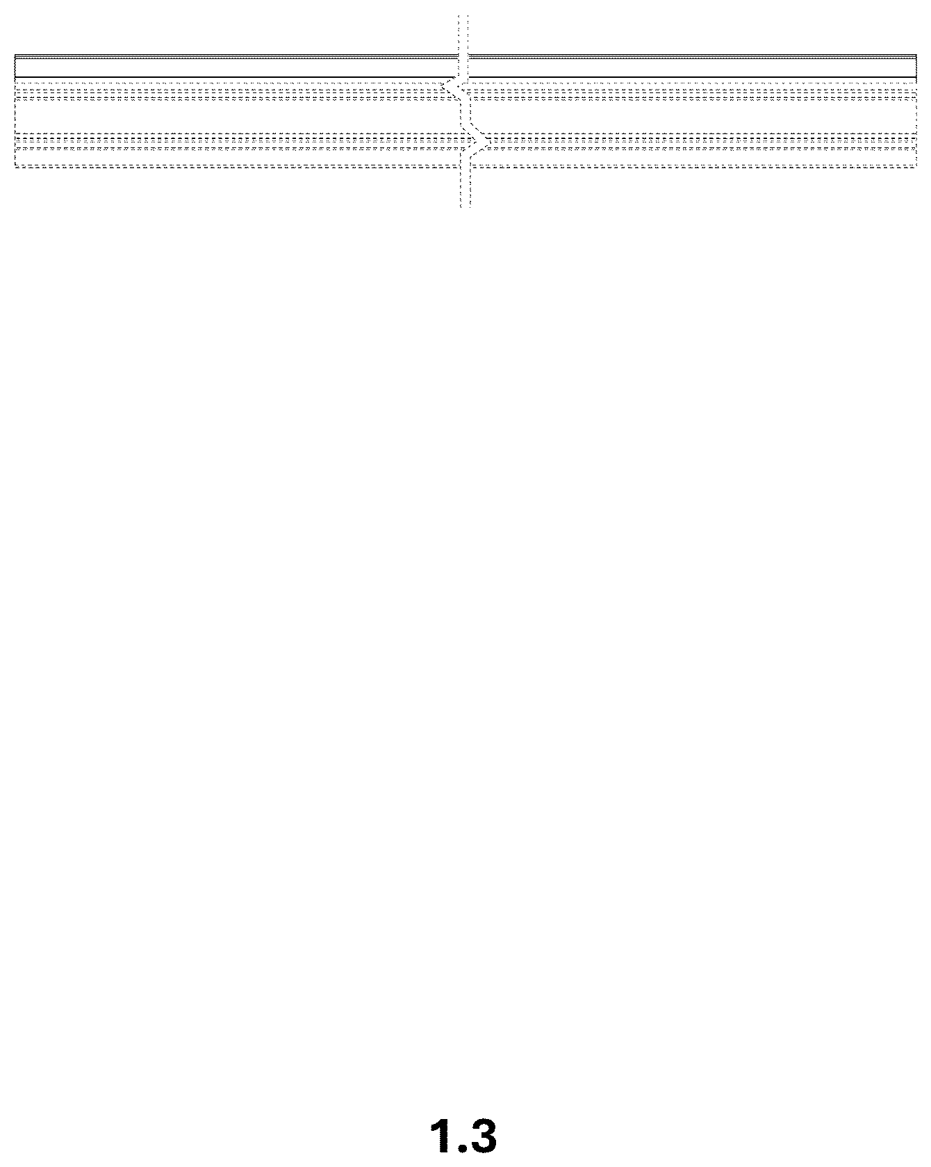 Patent USD1124272 Figure 3 – Profile for a drainage system