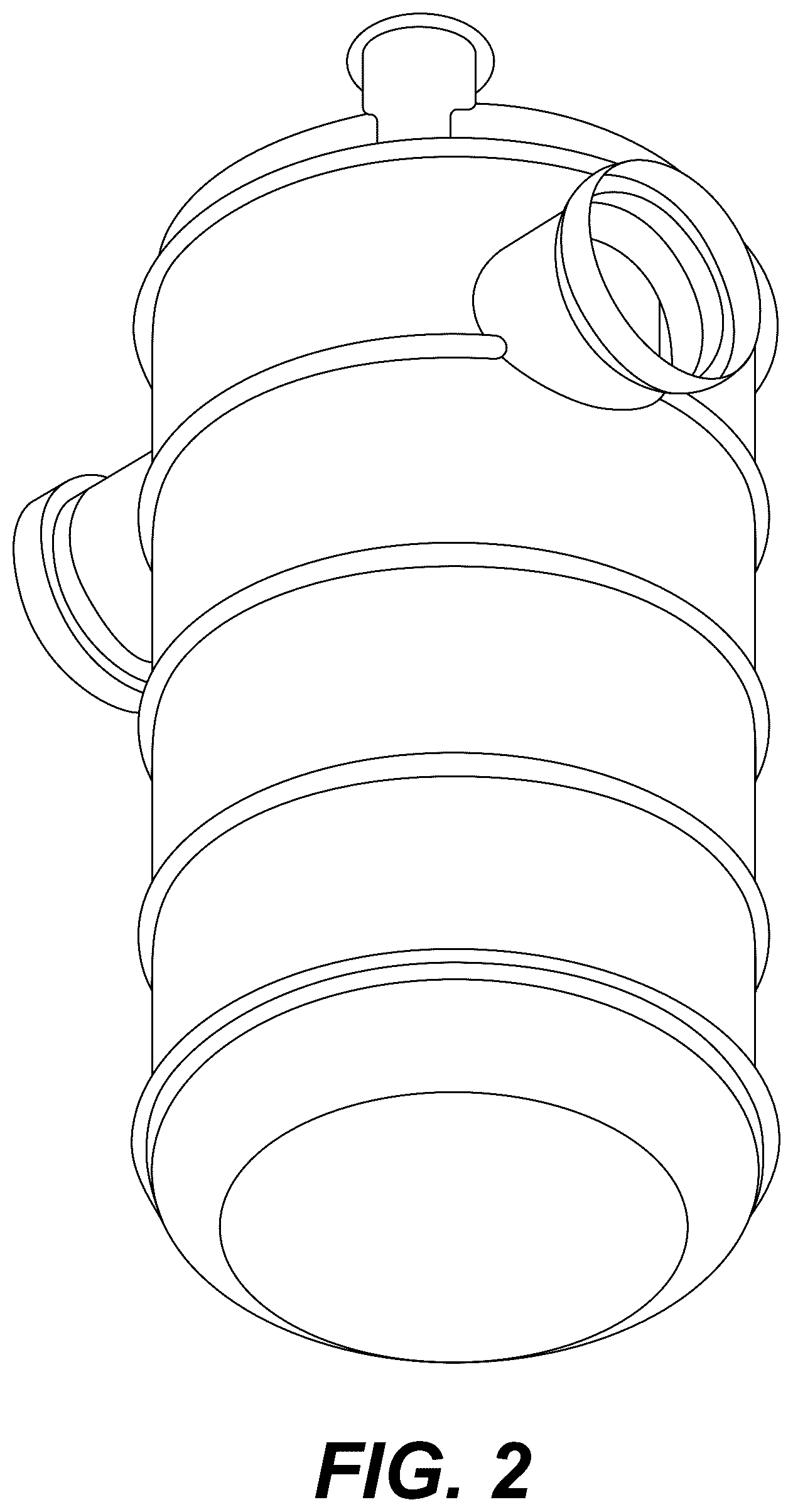 Patent USD1124273 Figure 2 – Gross pollutant trap