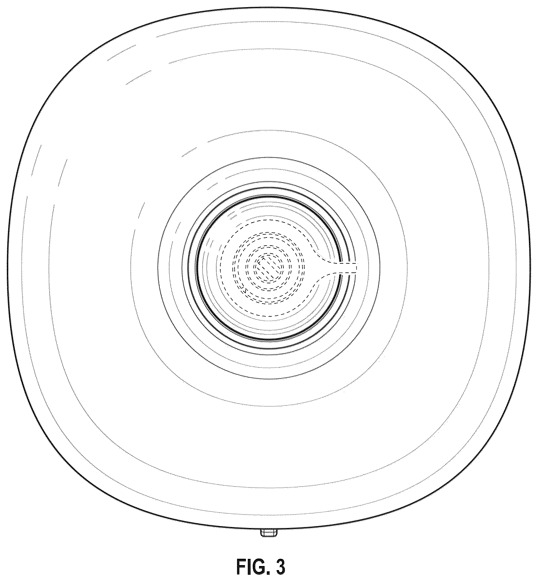 Patent USD1124274 Figure 3 – Shower head