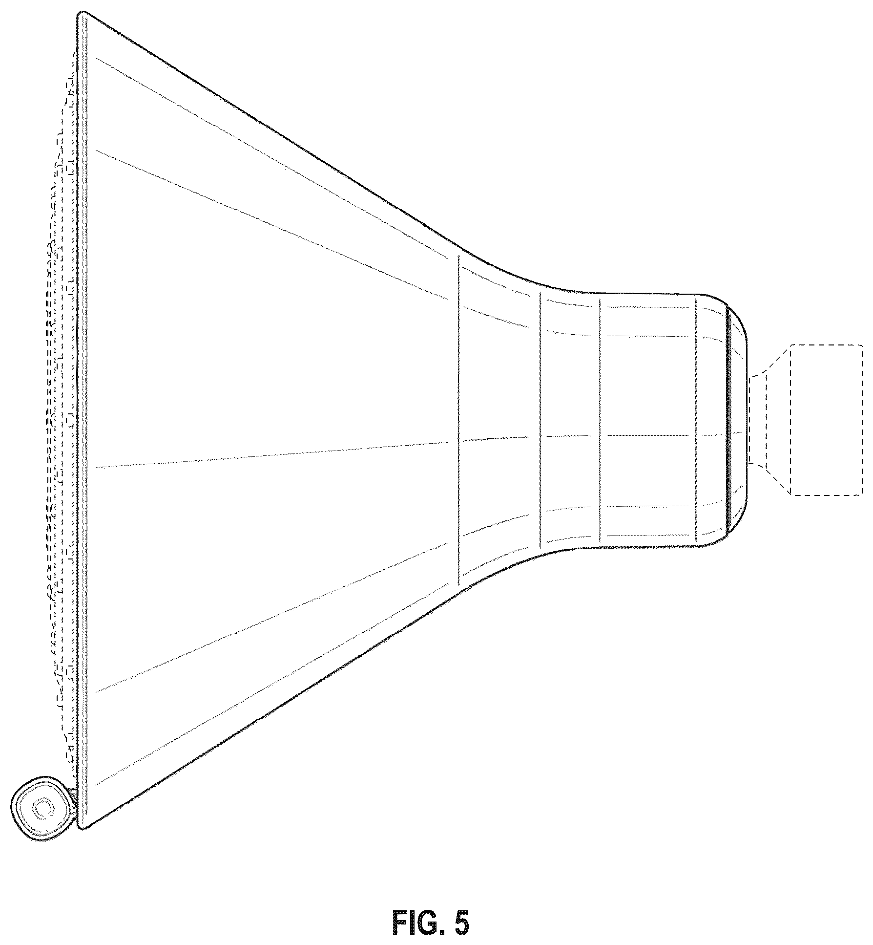Patent USD1124274 Figure 5 – Shower head