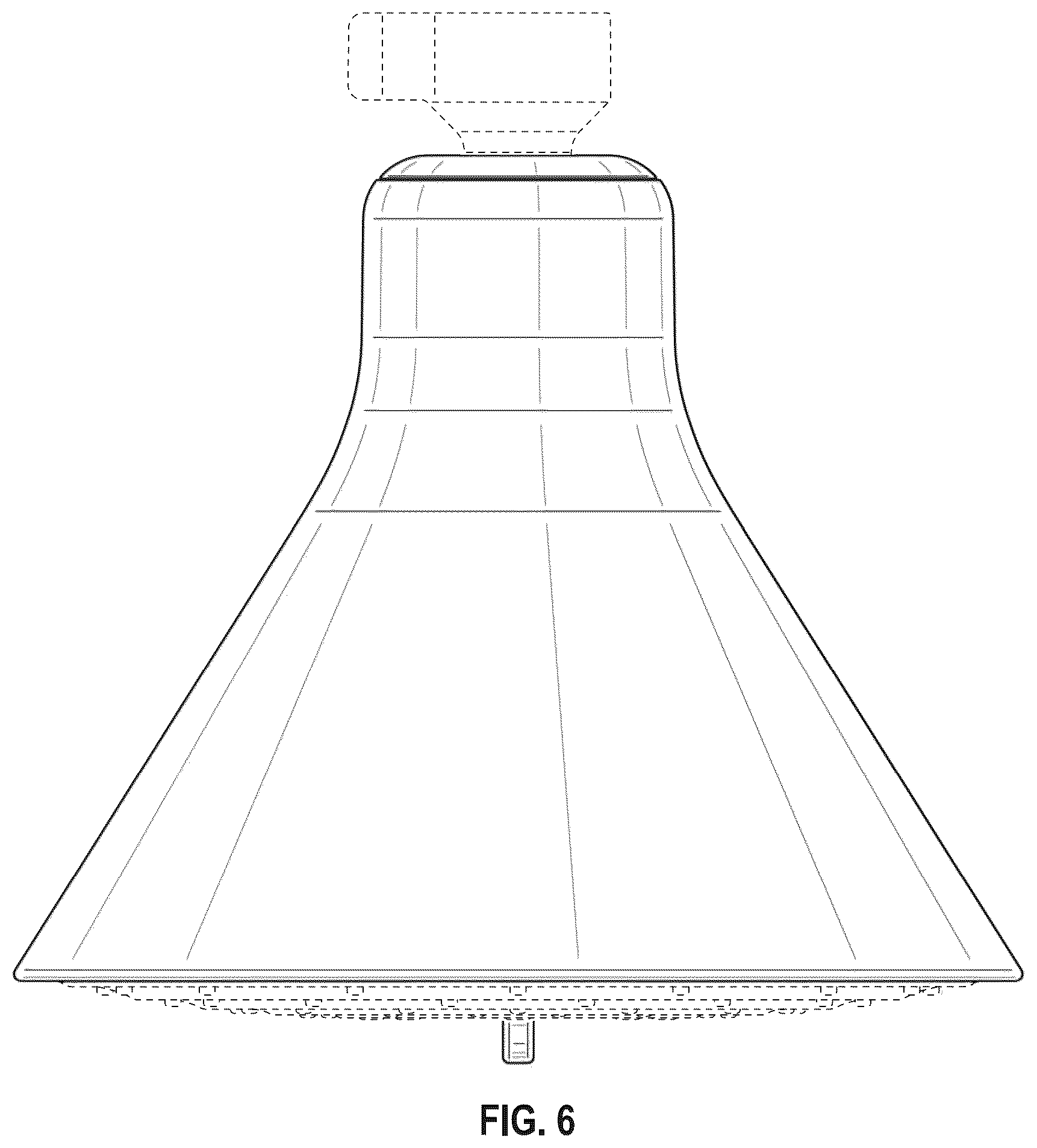 Patent USD1124274 Figure 6 – Shower head