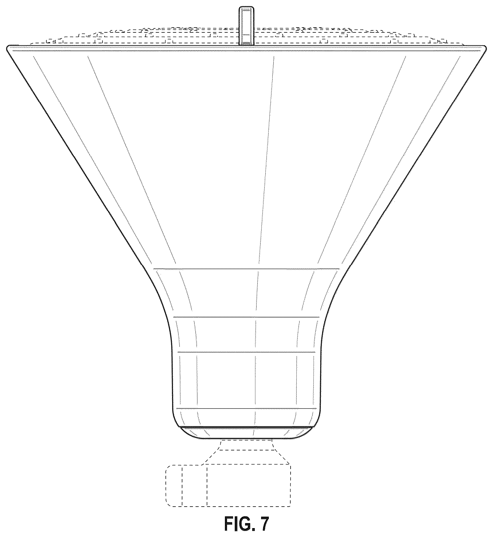 Patent USD1124274 Figure 7 – Shower head
