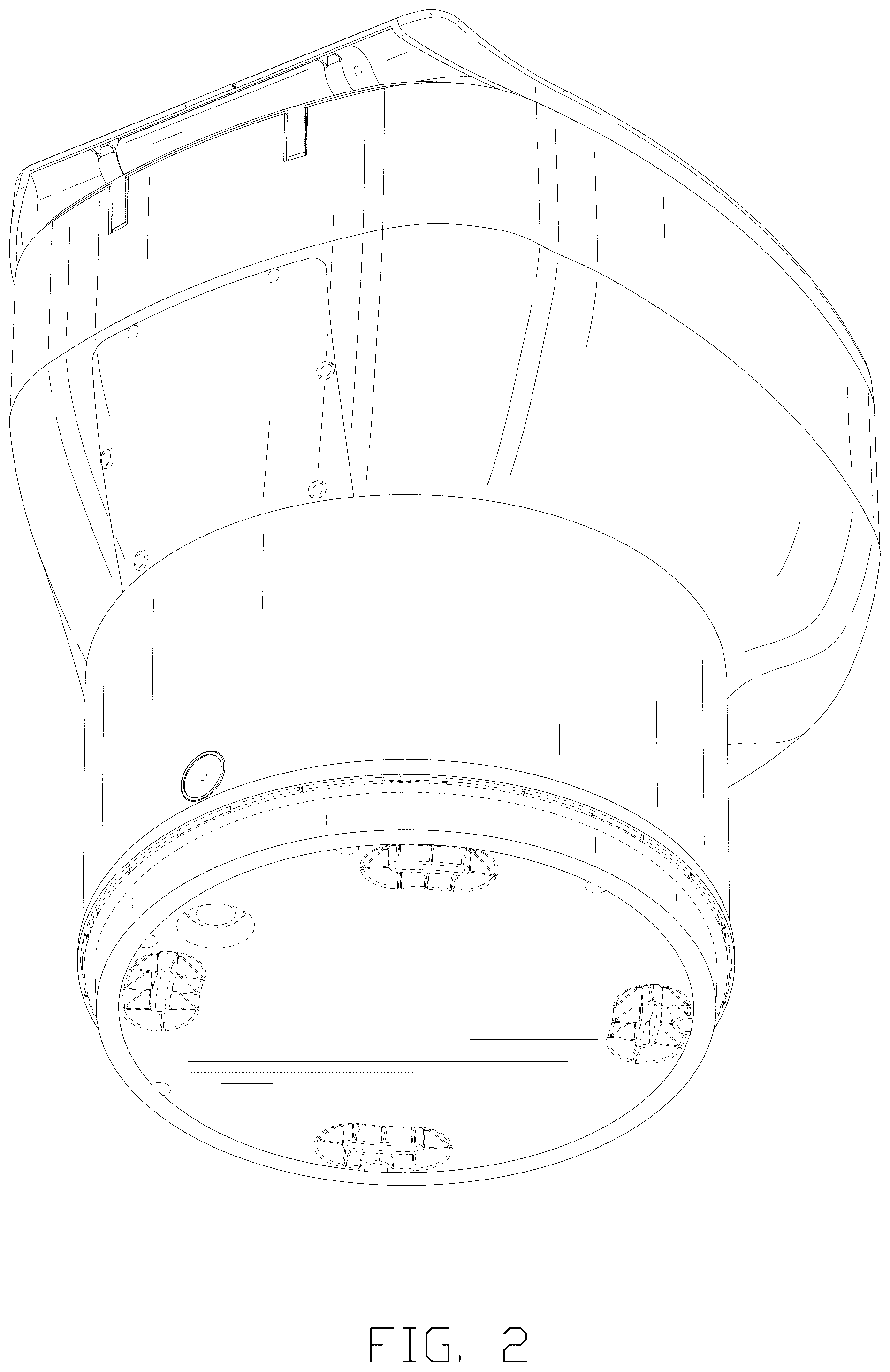 Patent USD1124276 Figure 2 – Portable toilet