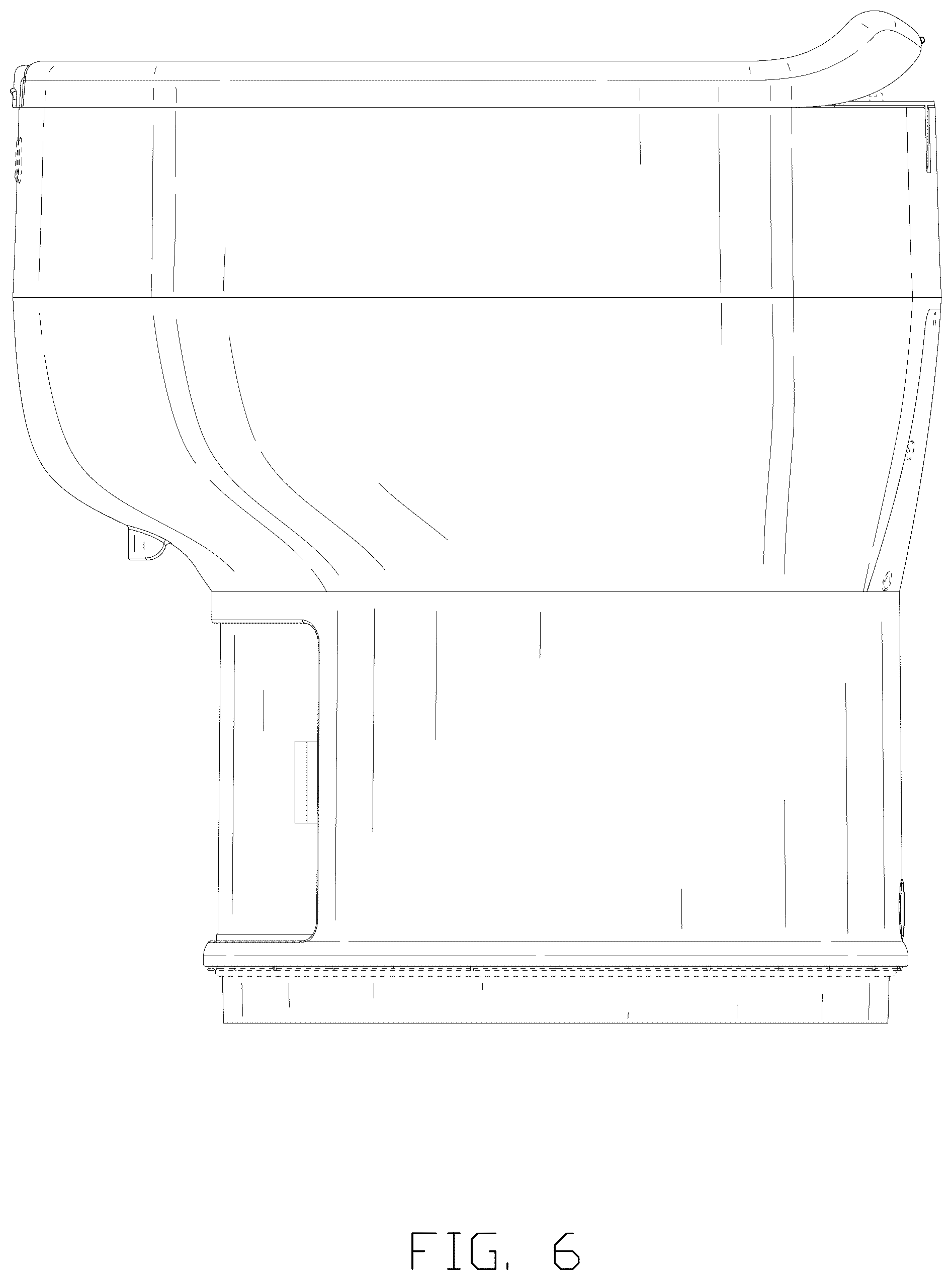 Patent USD1124276 Figure 6 – Portable toilet