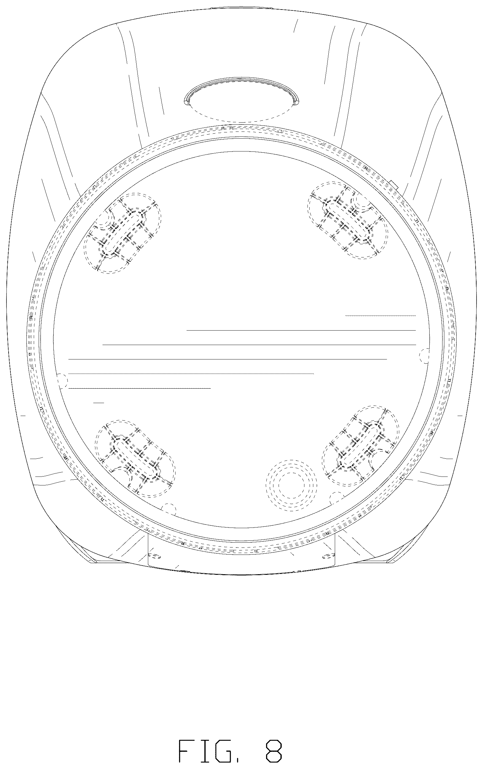 Patent USD1124276 Figure 8 – Portable toilet