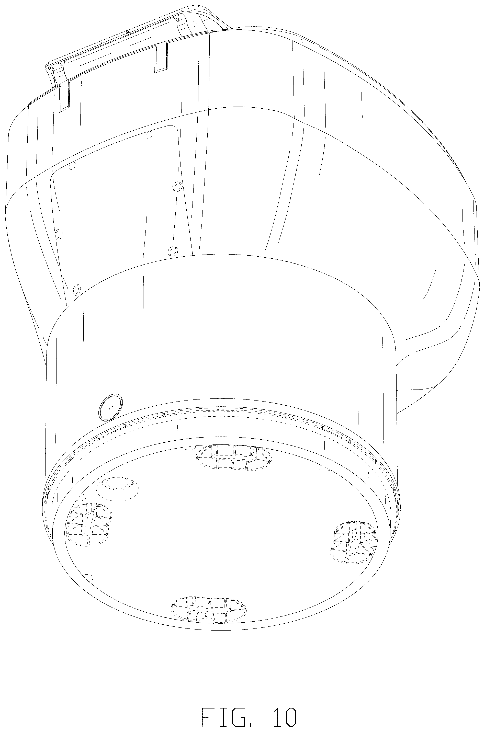 Patent USD1124276 Figure 10 – Portable toilet