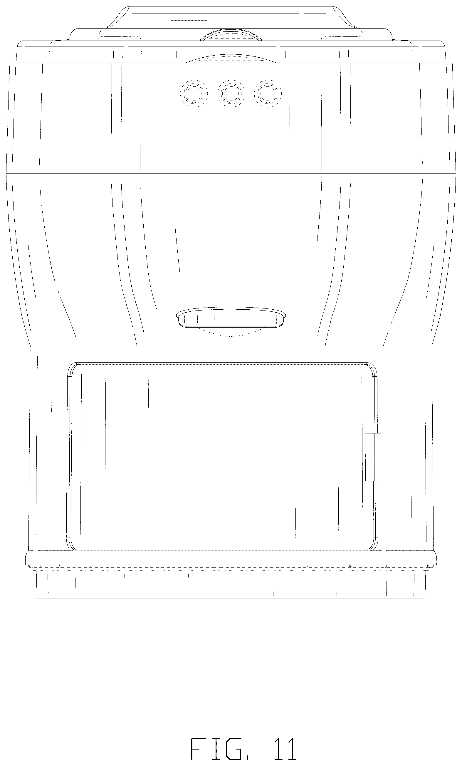Patent USD1124276 Figure 11 – Portable toilet