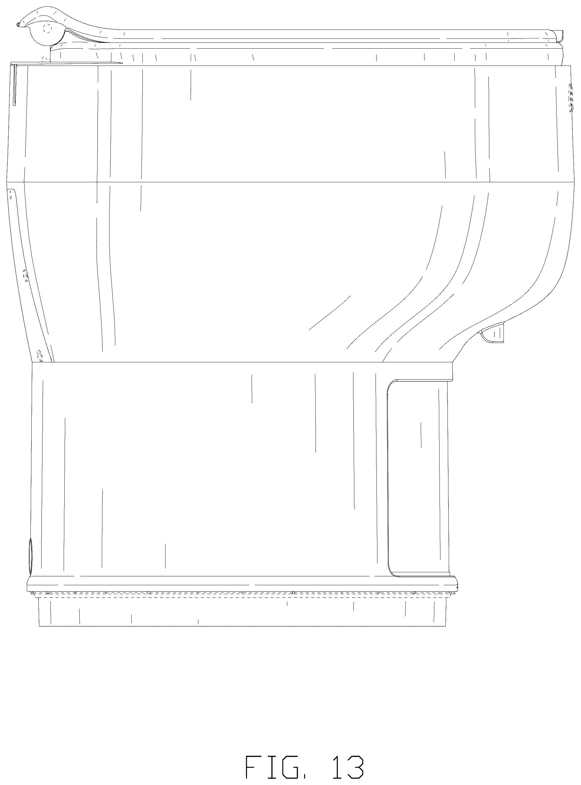 Patent USD1124276 Figure 13 – Portable toilet