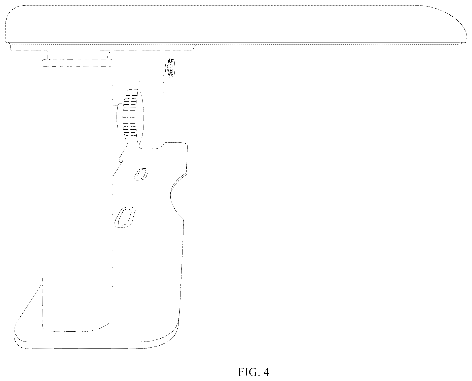 Patent USD1124278 Figure 4 – Toilet armrest