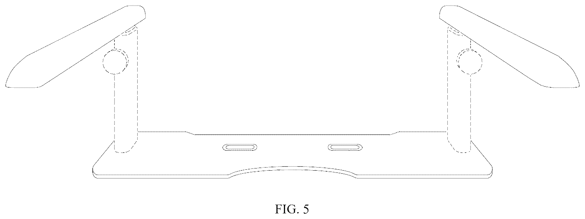 Patent USD1124278 Figure 5 – Toilet armrest