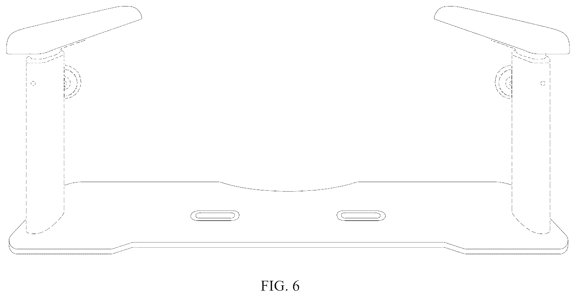 Patent USD1124278 Figure 6 – Toilet armrest