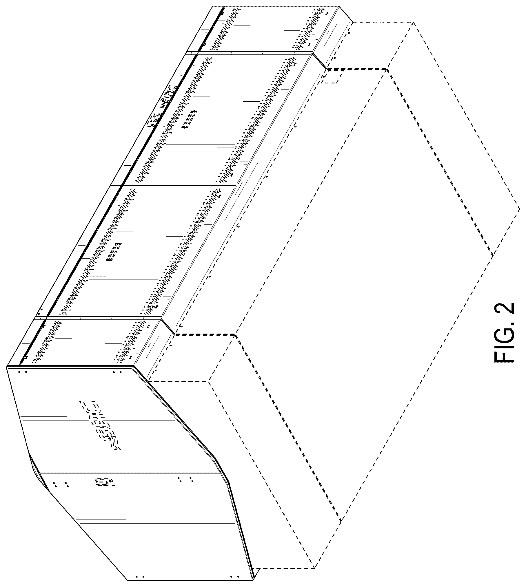 Patent USD1124280 Figure 2 – Cooling system enclosure