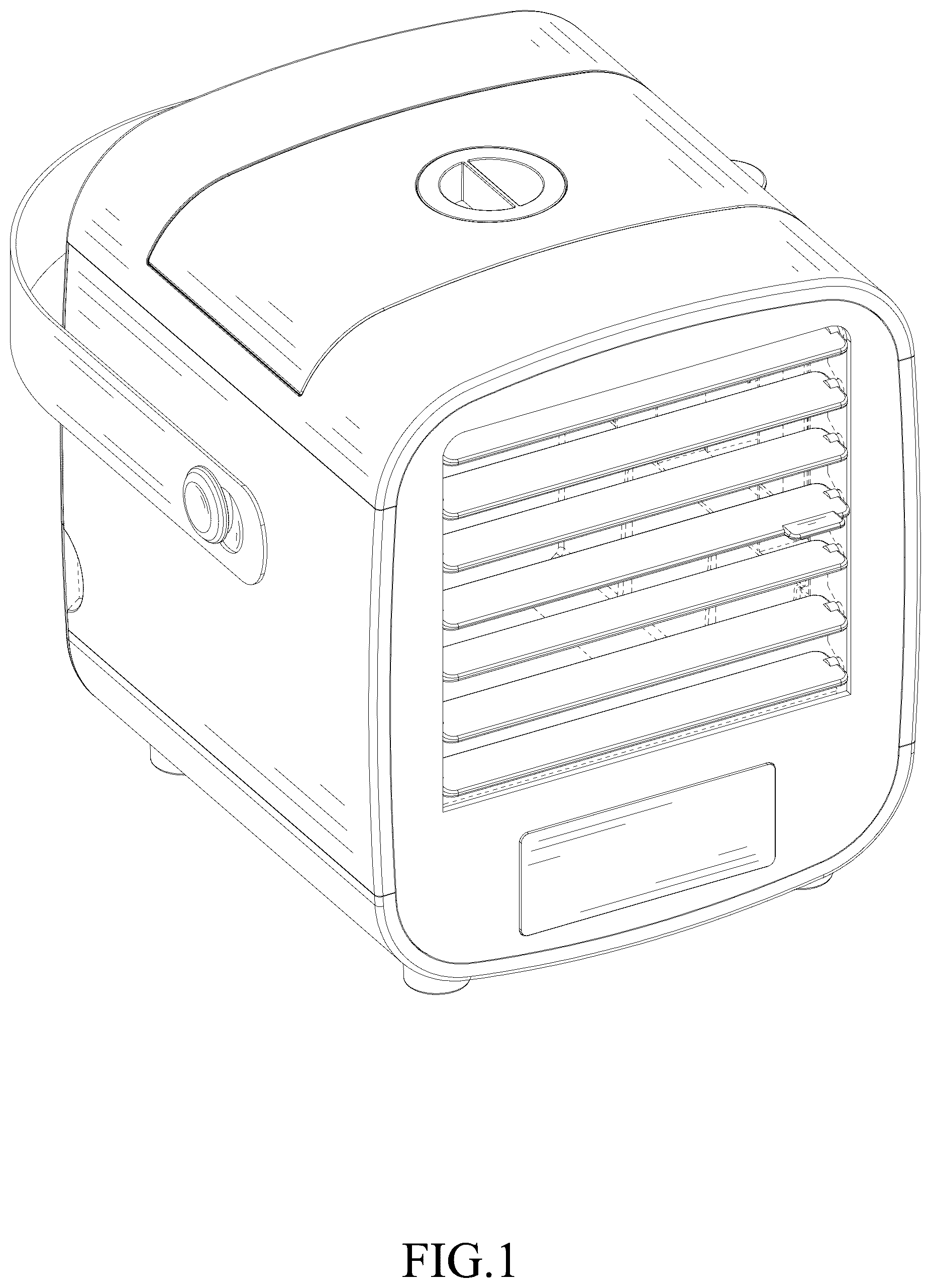 Patent USD1124281 Figure 1 – Air cooler