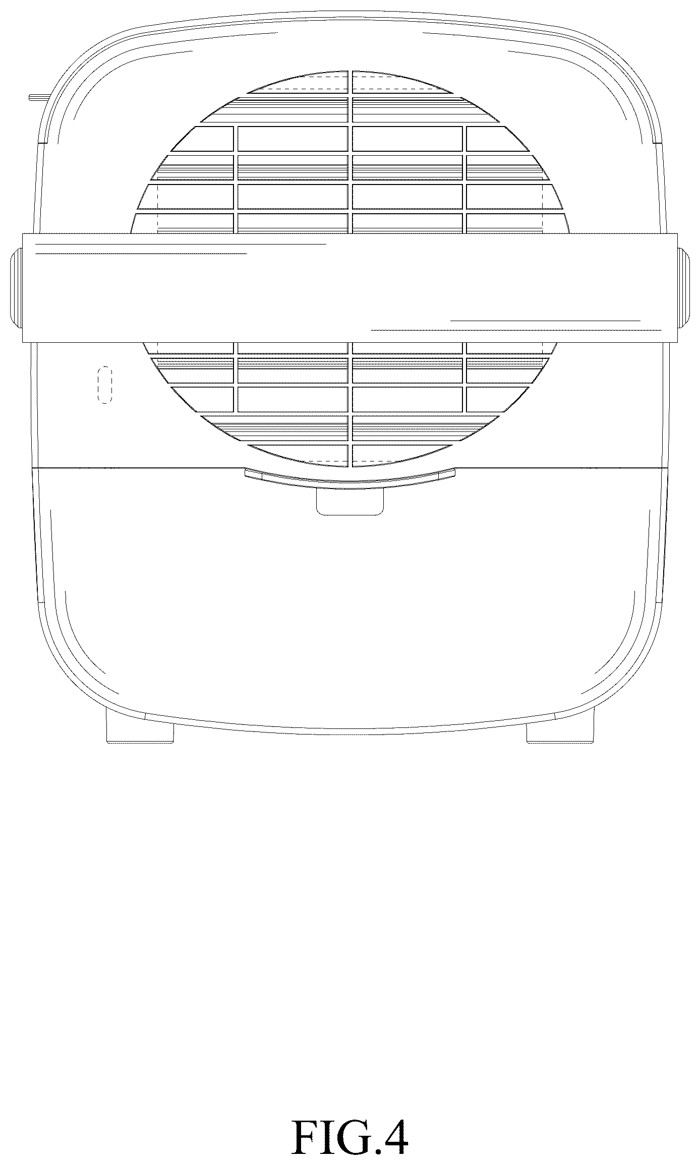 Patent USD1124281 Figure 4 – Air cooler