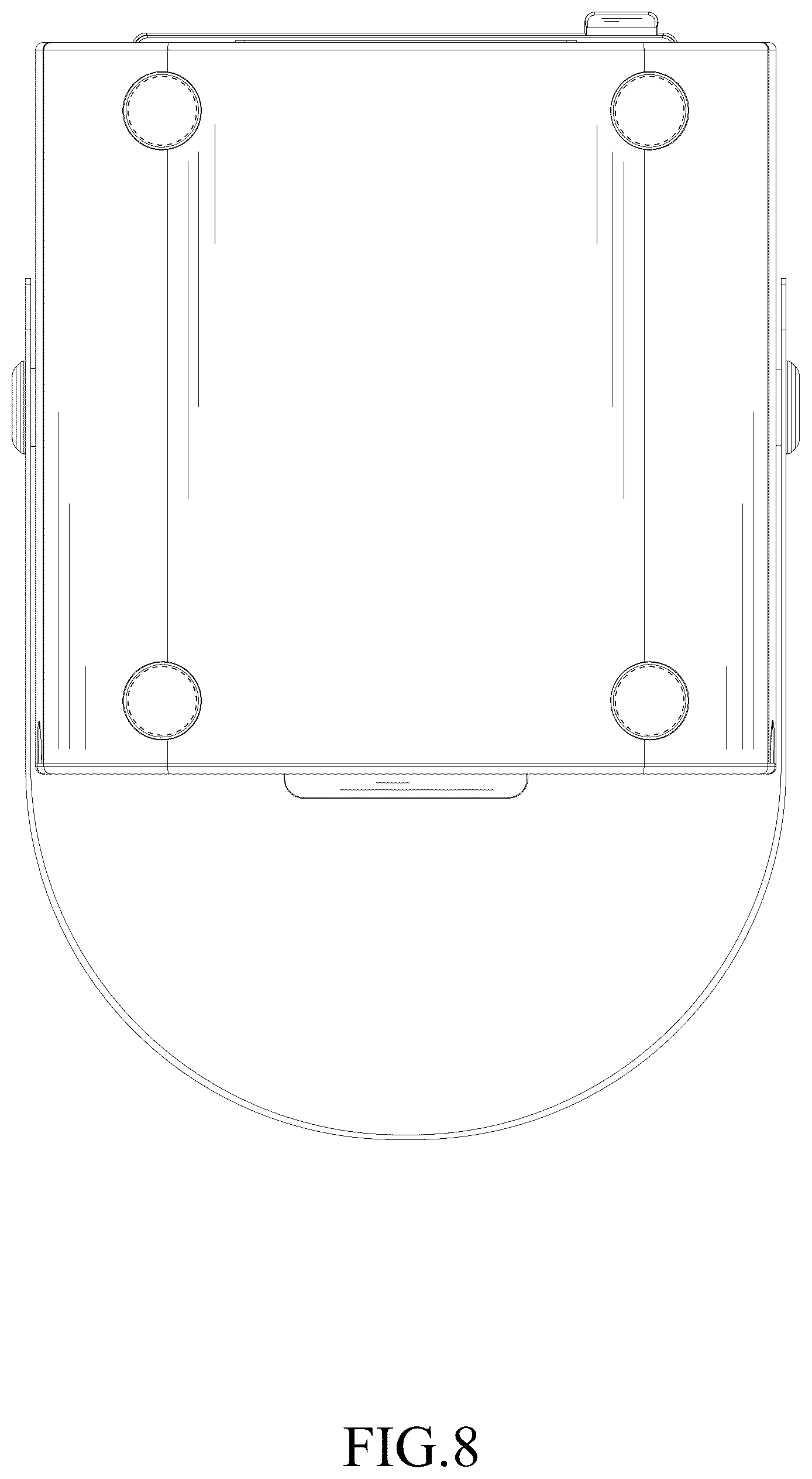Patent USD1124281 Figure 8 – Air cooler
