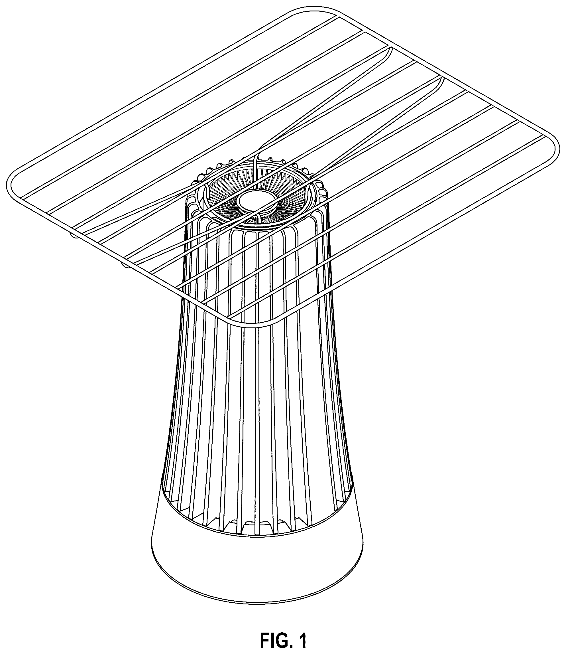 Patent USD1124282 — Room heater with hanger — Figure 1