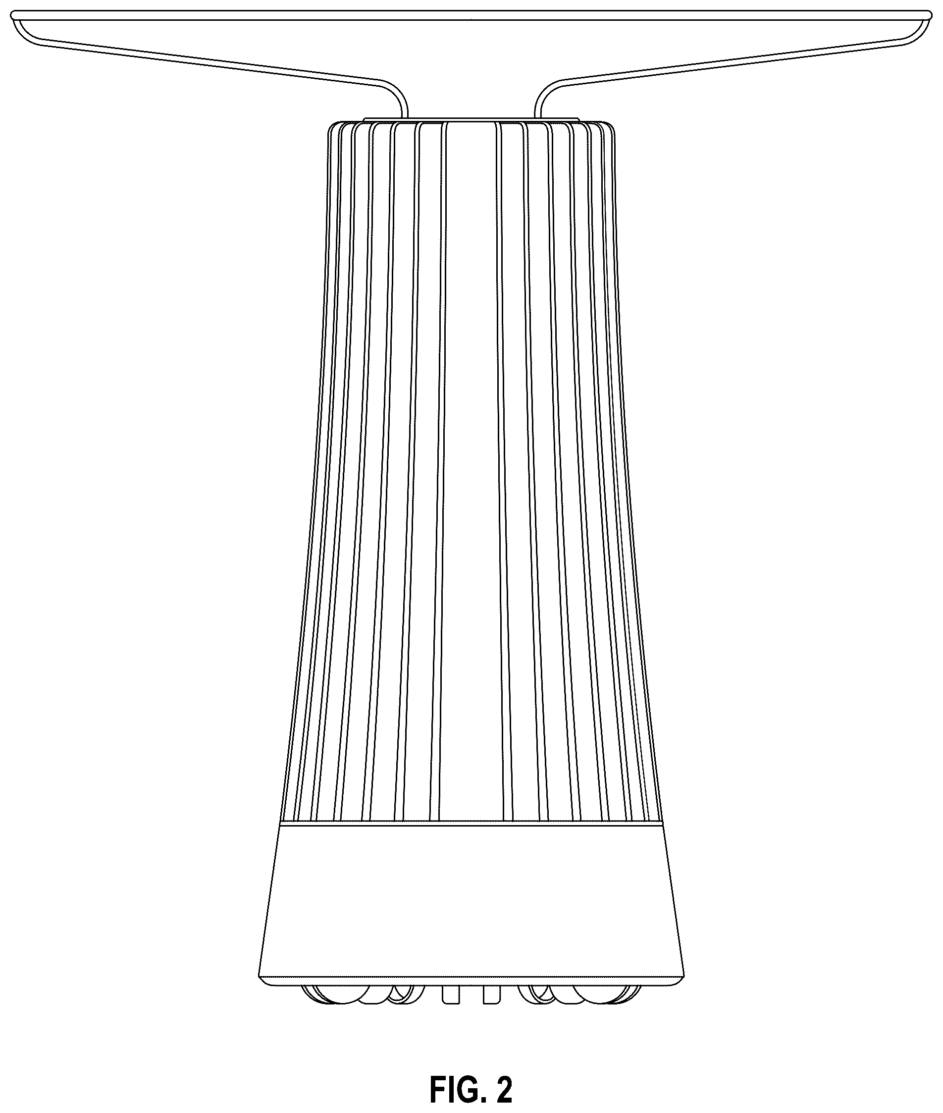 Patent USD1124282 Figure 2 – Room heater with hanger