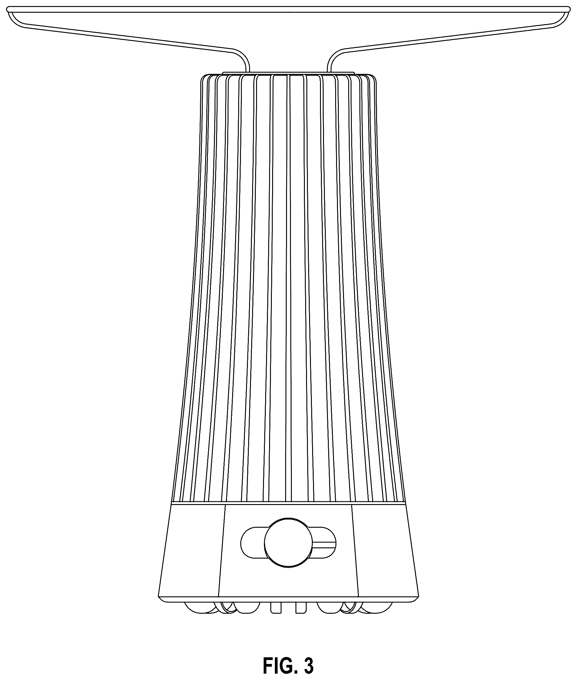Patent USD1124282 Figure 3 – Room heater with hanger