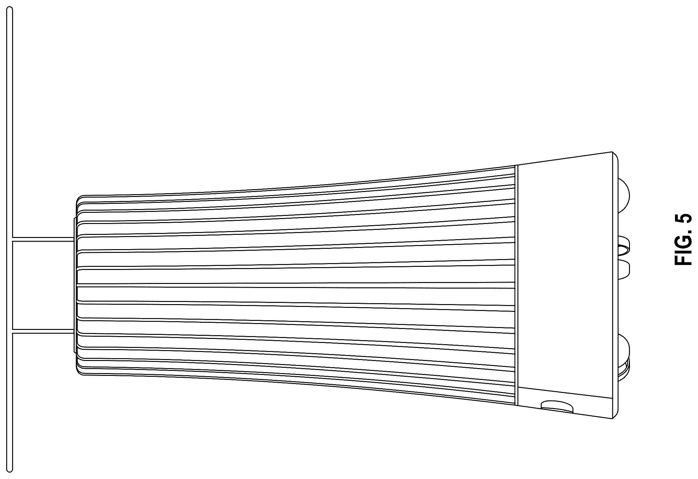 Patent USD1124282 Figure 5 – Room heater with hanger