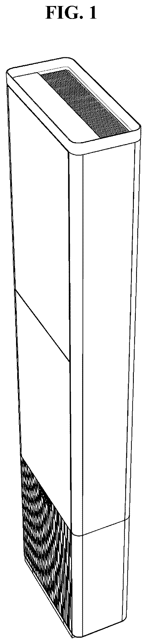 Patent USD1124286 — Air purifier — Figure 1