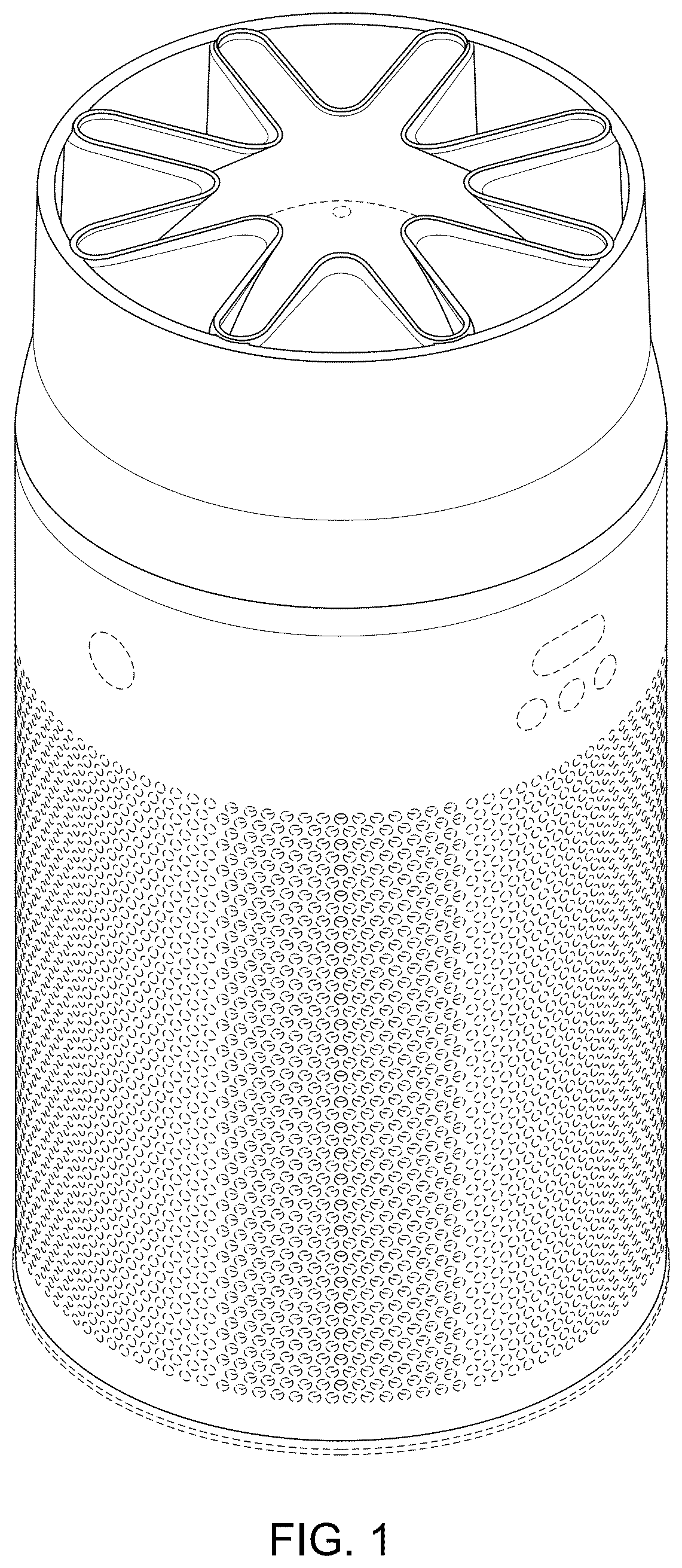 Patent USD1124287 — Air purifier — Figure 1