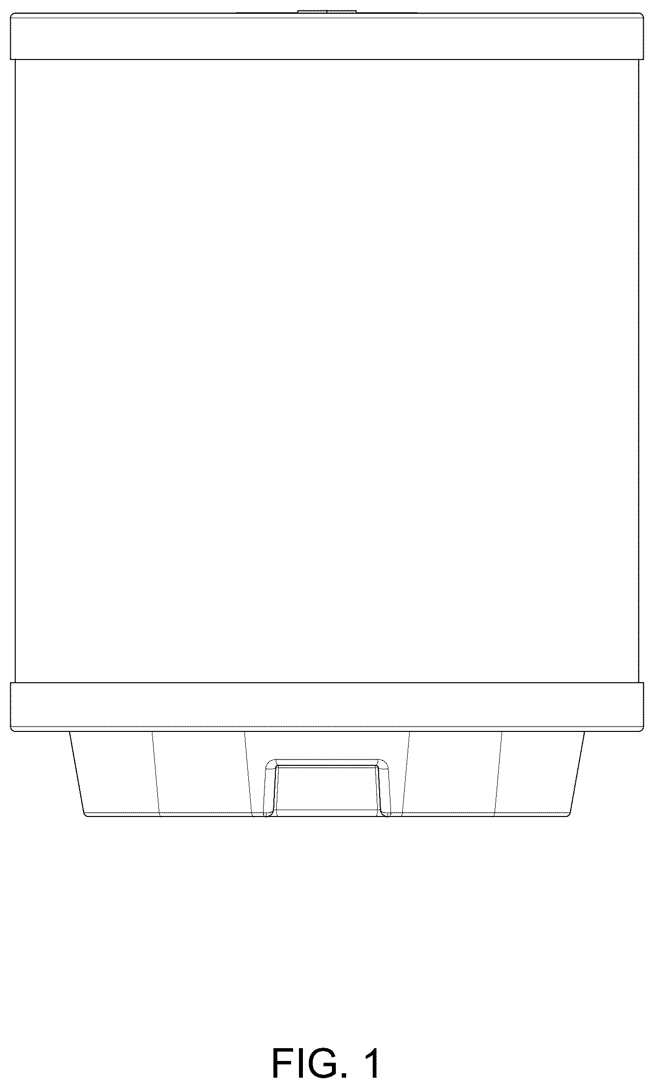 Patent USD1124288 Figure 1 – Filter element