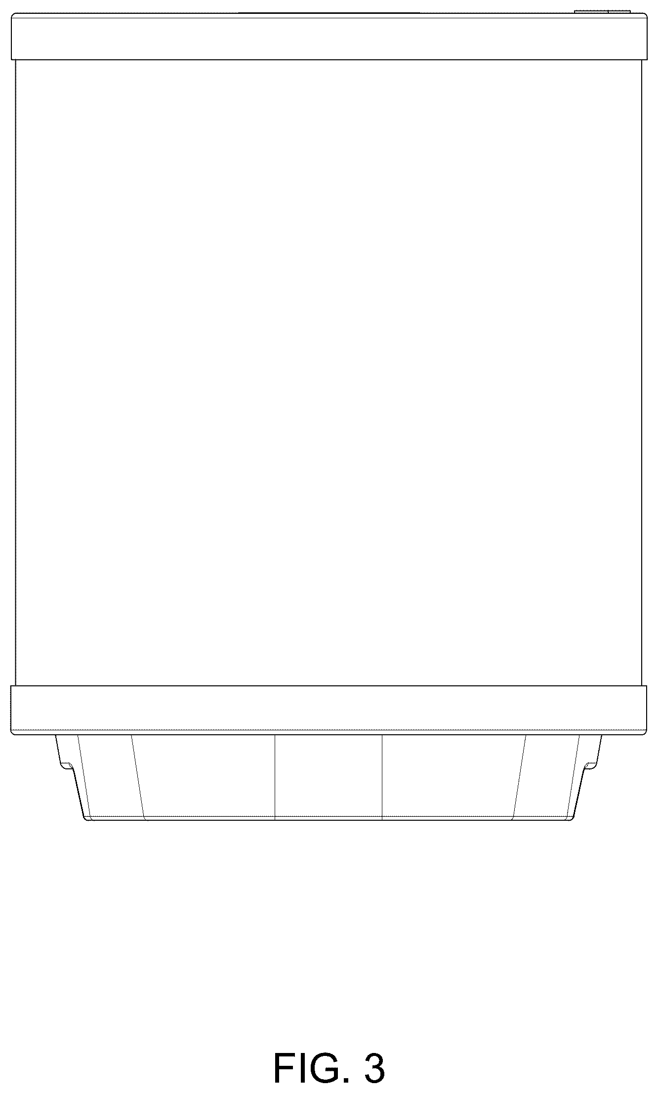 Patent USD1124288 Figure 3 – Filter element