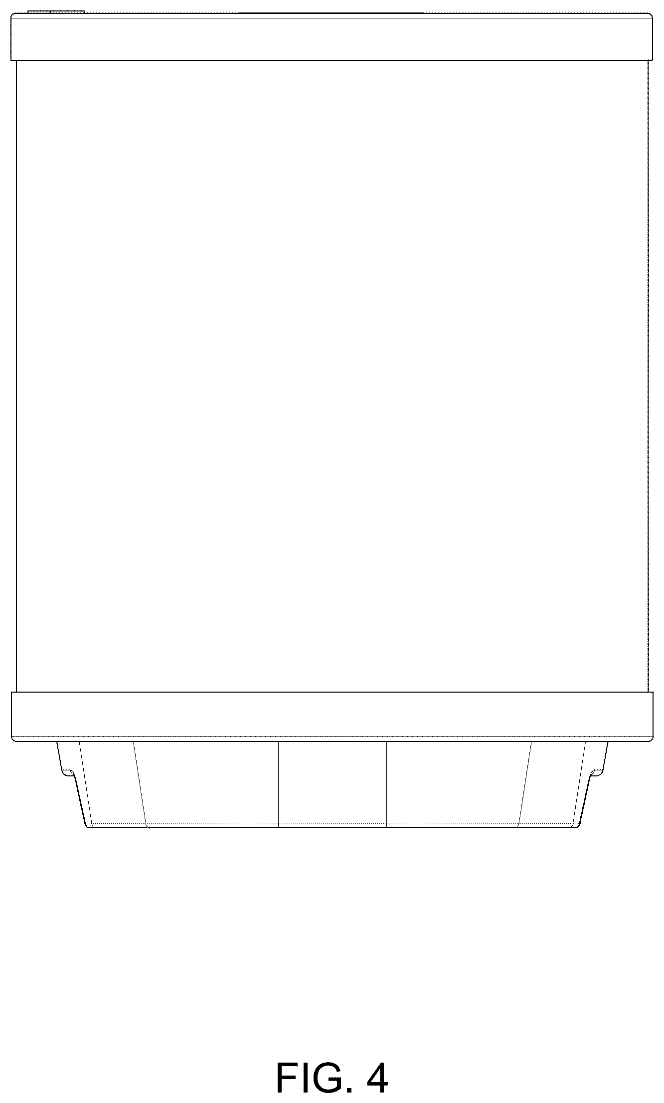 Patent USD1124288 Figure 4 – Filter element