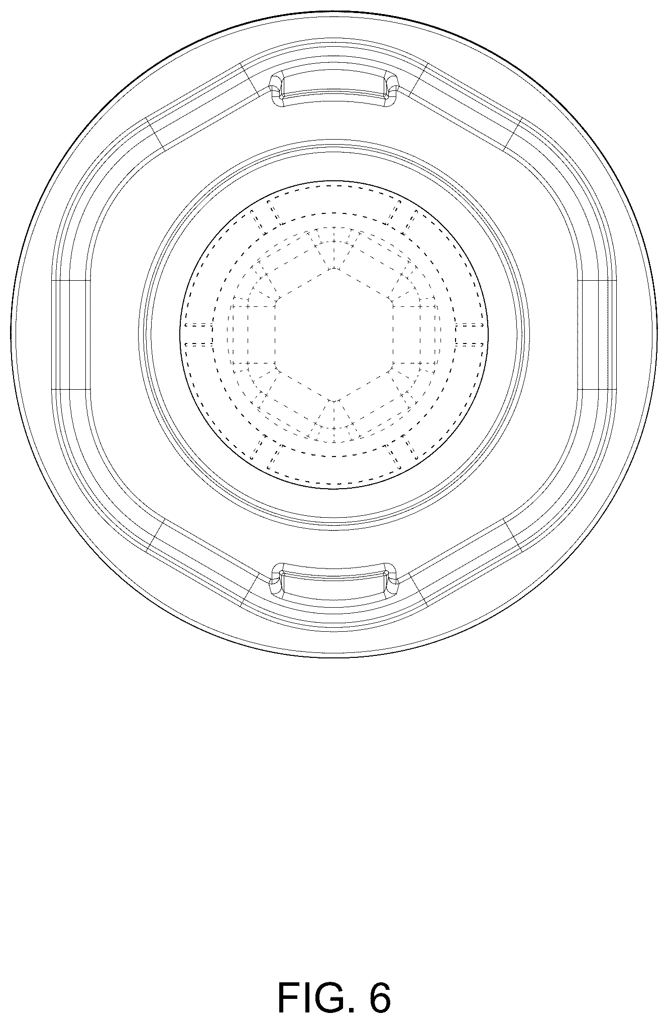 Patent USD1124288 Figure 6 – Filter element
