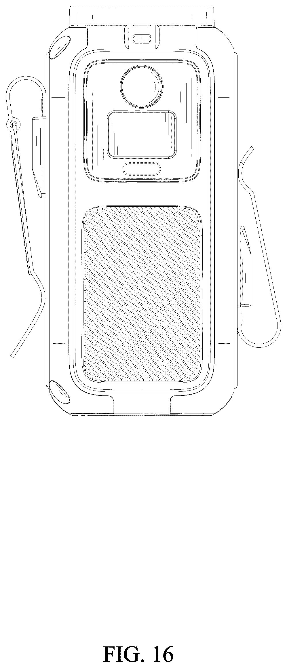 Patent USD1124292 Figure 16 – Waist fan