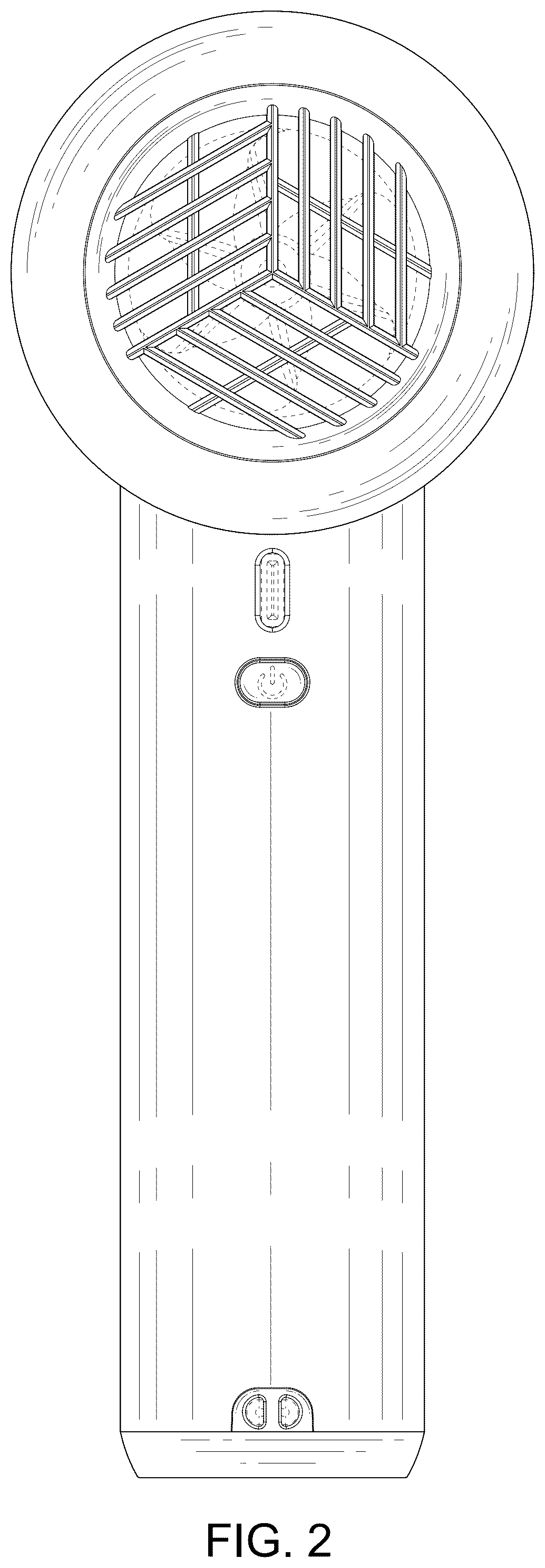 Patent USD1124293 Figure 2 – Fan
