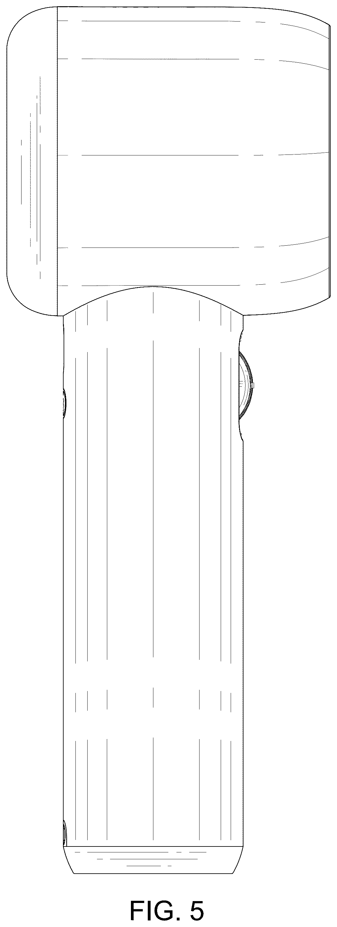 Patent USD1124293 Figure 5 – Fan
