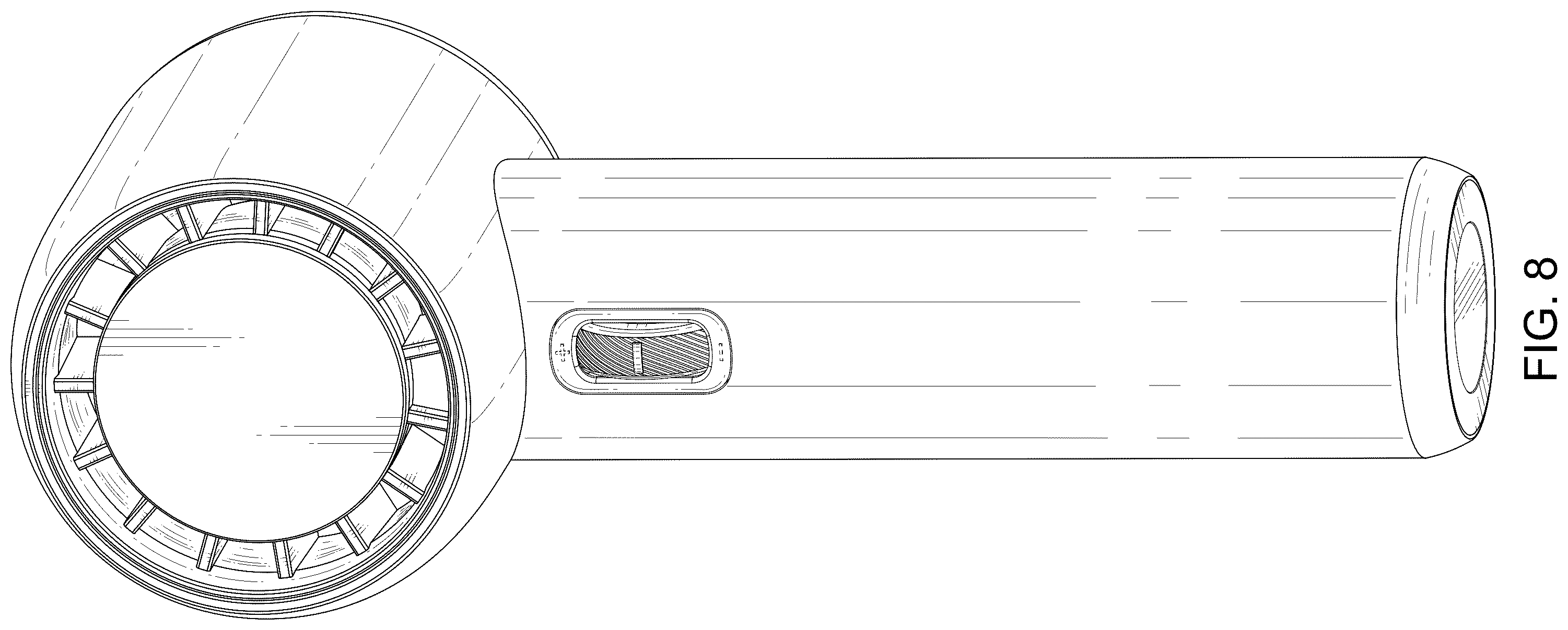 Patent USD1124293 Figure 8 – Fan