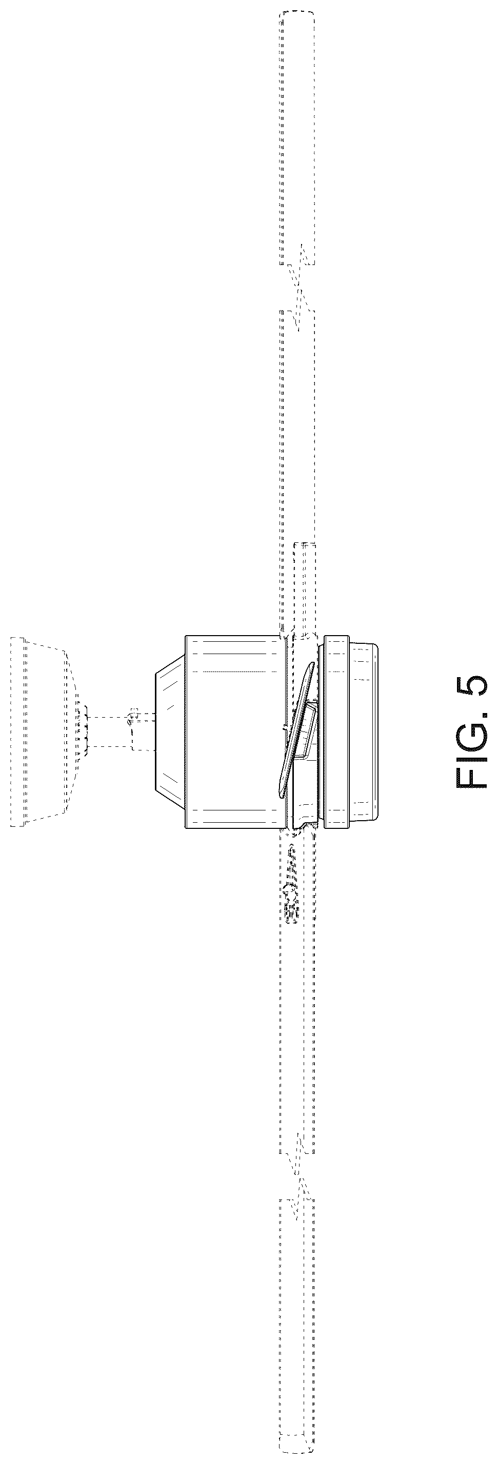 Patent USD1124295 Figure 5 – Ceiling fan