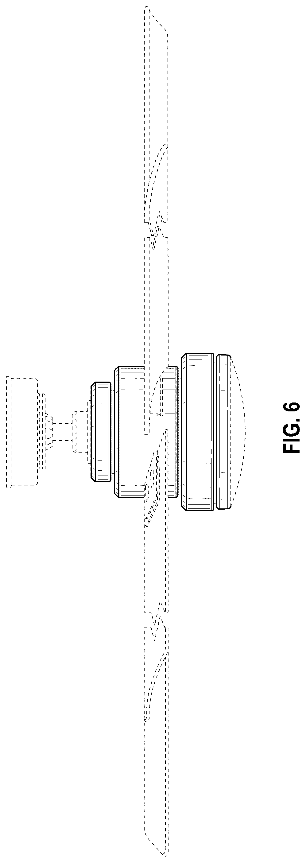 Patent USD1124296 Figure 6 – Ceiling fan
