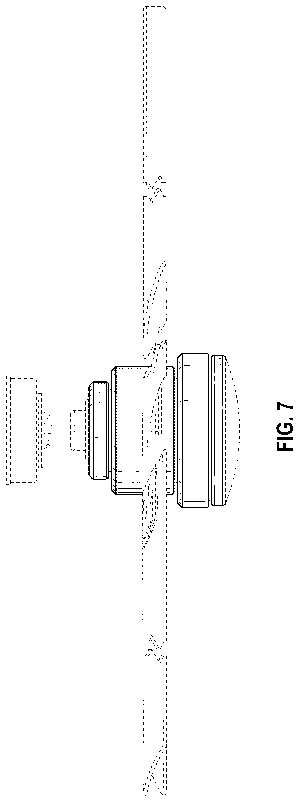 Patent USD1124296 Figure 7 – Ceiling fan