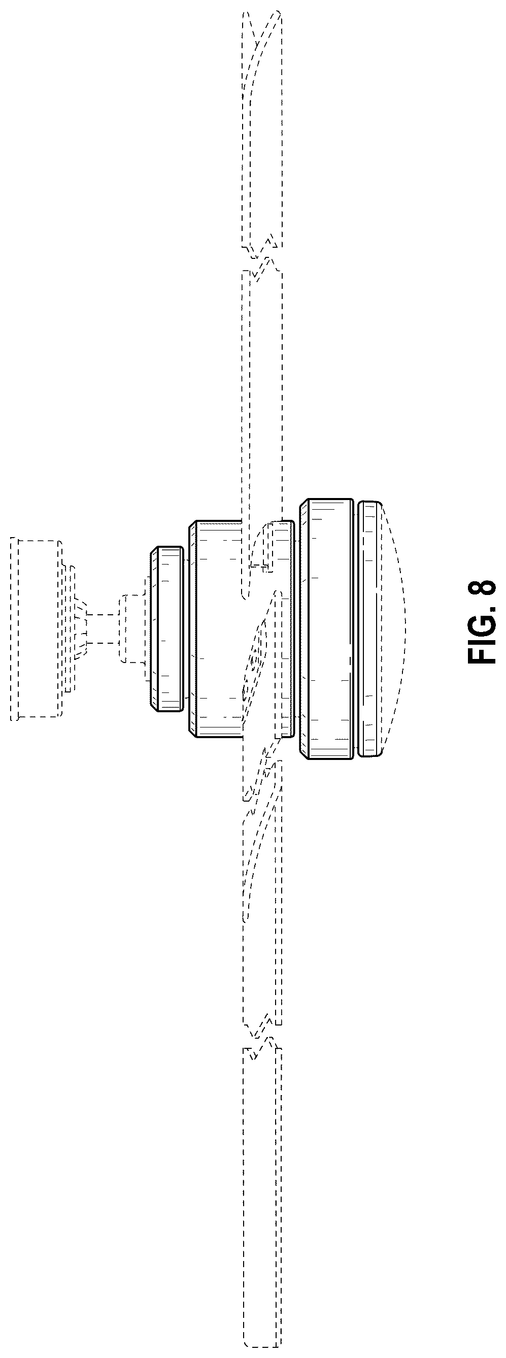 Patent USD1124296 Figure 8 – Ceiling fan