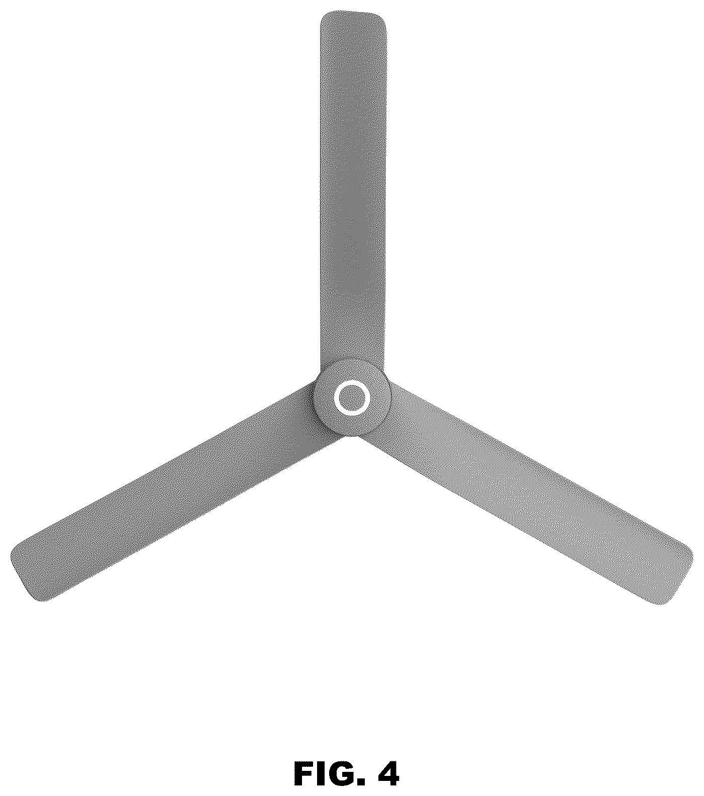Patent USD1124299 Figure 4 – Ceiling fan