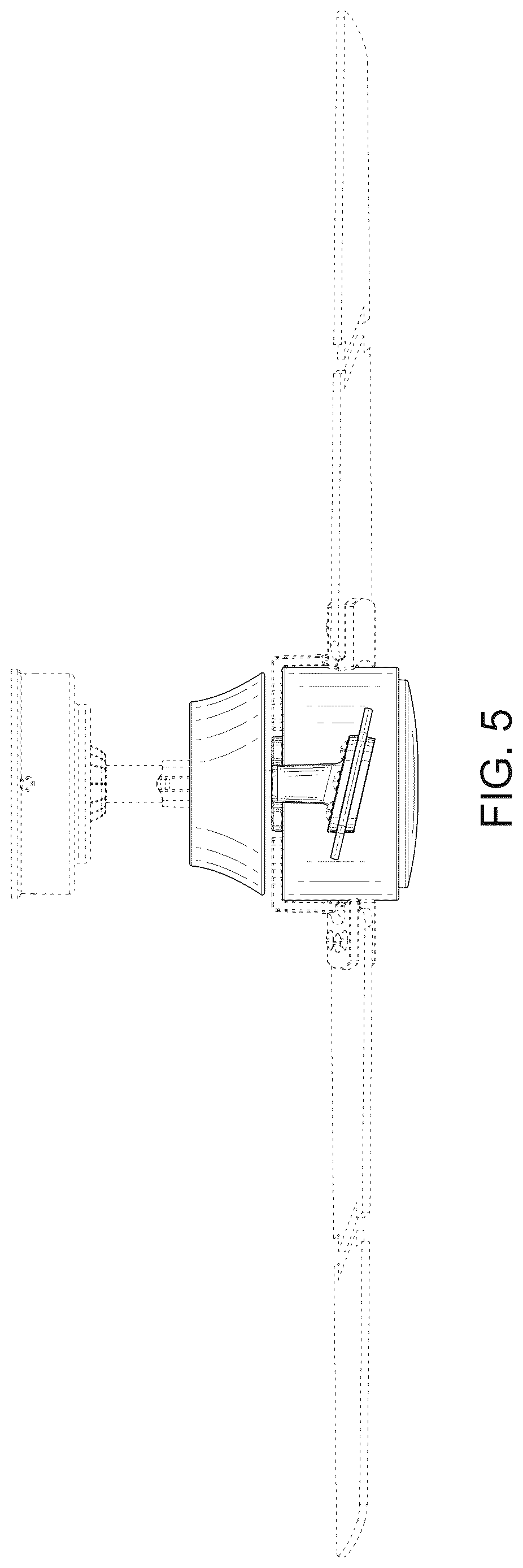 Patent USD1124300 Figure 5 – Ceiling fan