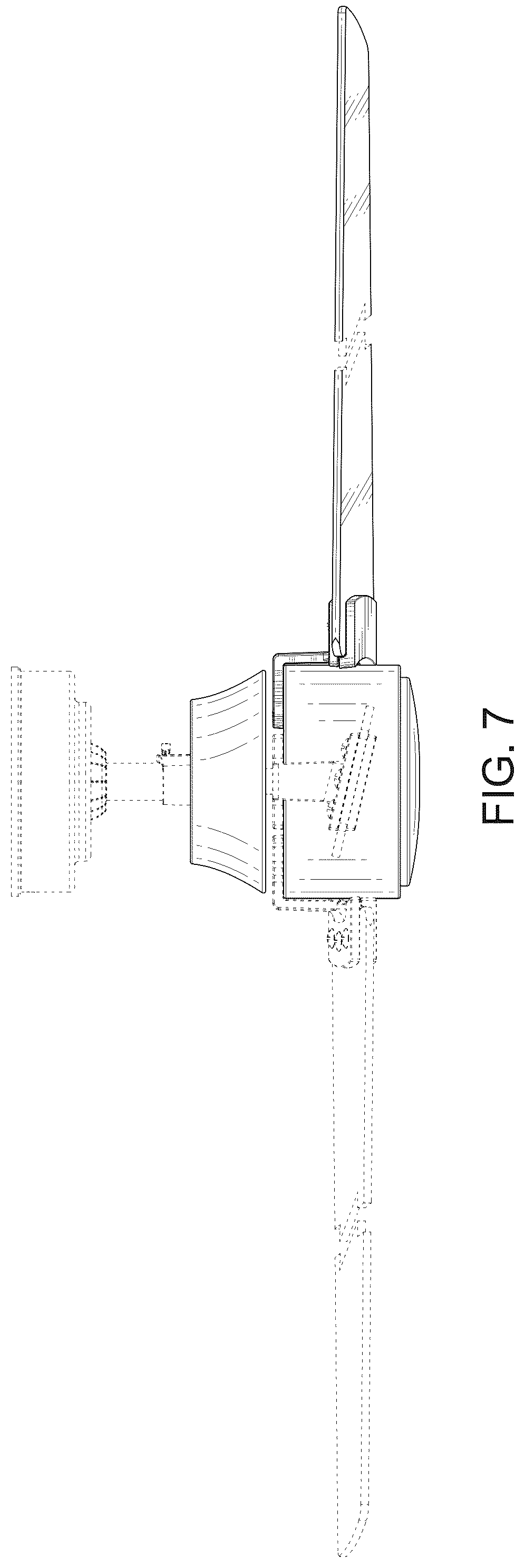 Patent USD1124300 Figure 7 – Ceiling fan