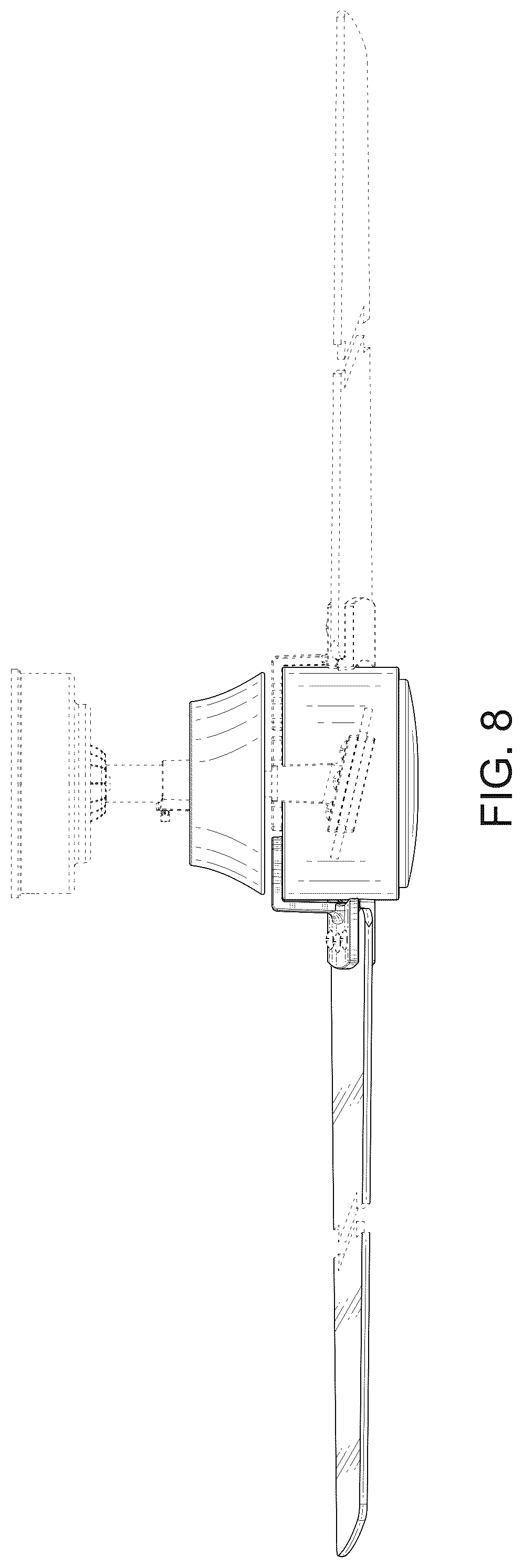 Patent USD1124300 Figure 8 – Ceiling fan