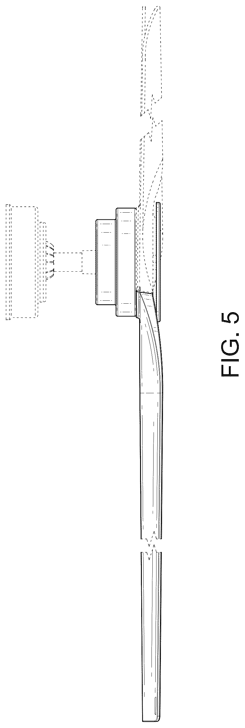 Patent USD1124301 Figure 5 – Ceiling fan