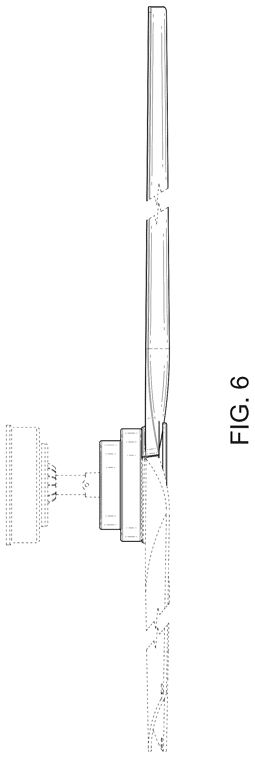 Patent USD1124301 Figure 6 – Ceiling fan