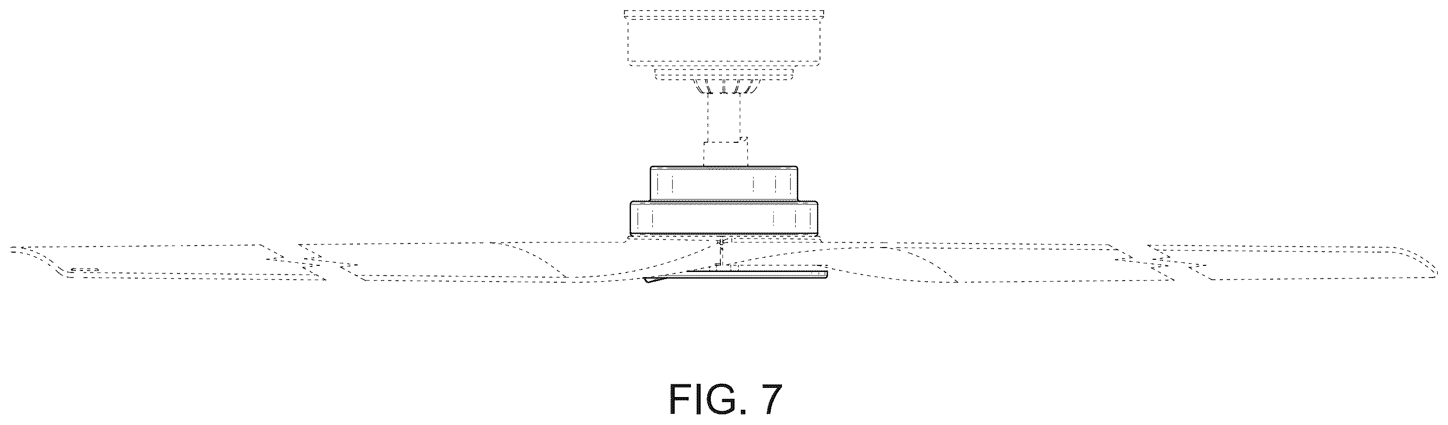 Patent USD1124301 Figure 7 – Ceiling fan