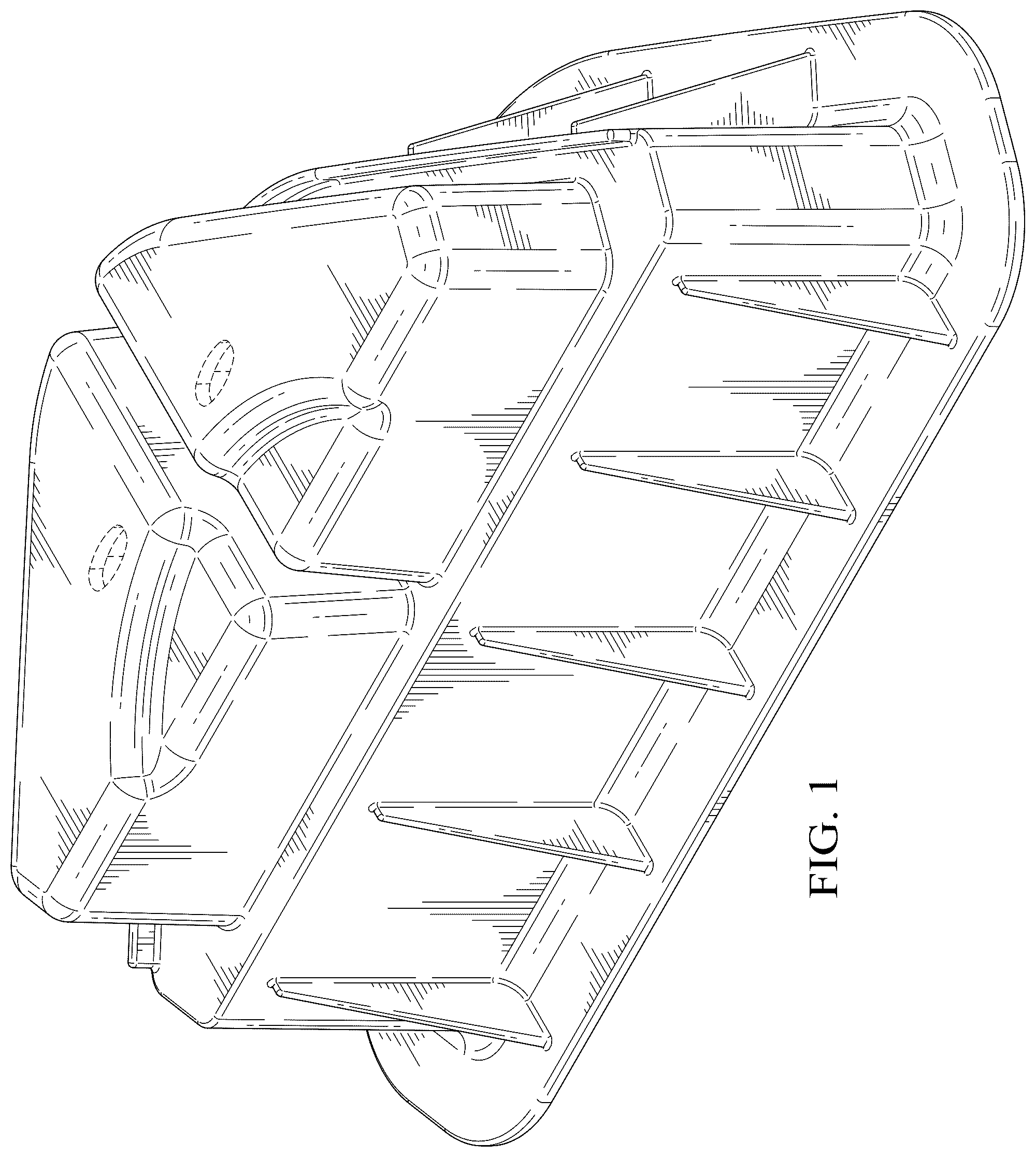 Patent USD1124304 — Riser for outdoor condenser — Figure 1